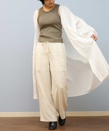 RIKKA FEMME/リッカファム ピンタックインドロングシャツ RF25SS20