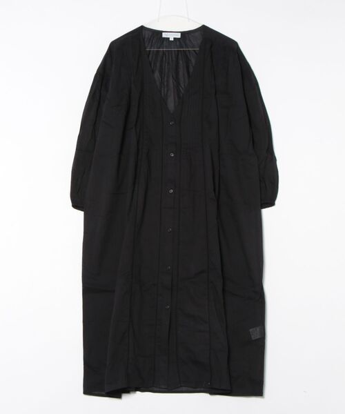 ムラサキスポーツ(ムラサキスポーツ)の「RIKKA FEMME/リッカファム ピンタックインドロングシャツ RF25SS20(シャツ/ブラウス・レディース・ブラック/ホワイト・FREE)」の13枚目の写真