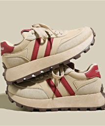 ammy. | 【 ammy. / エイミードット 】 ナチュラルカラー ライン ボリュームソール スニーカー / 厚底スニーカー(スニーカー)