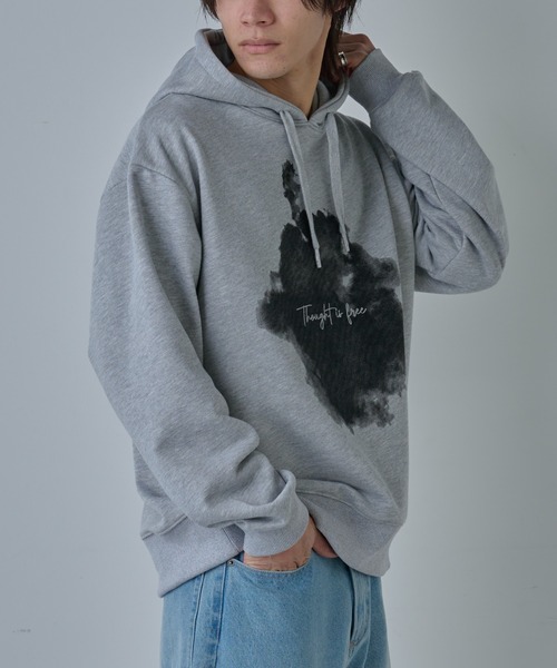 COLONY 2139（コロニートゥーワンスリーナイン）の「スモークプリントプルパーカー（パーカー・メンズ・グレー/ブラック・MEDIUM/LARGE）」の6枚目の写真