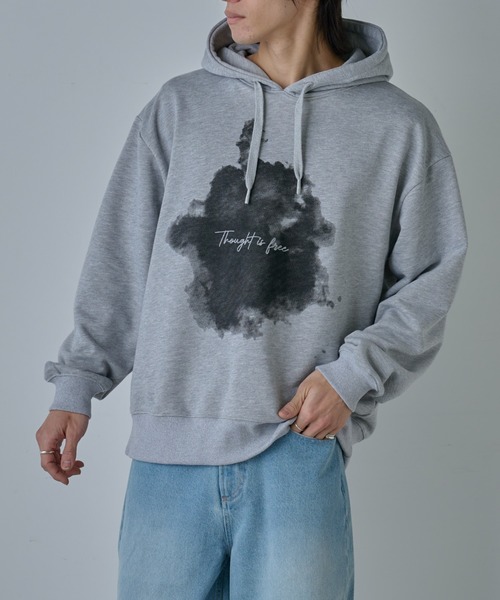 COLONY 2139（コロニートゥーワンスリーナイン）の「スモークプリントプルパーカー（パーカー・メンズ・グレー/ブラック・MEDIUM/LARGE）」の3枚目の写真