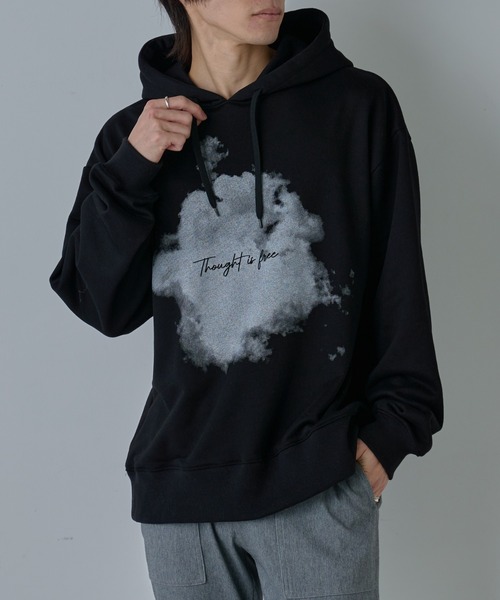 COLONY 2139（コロニートゥーワンスリーナイン）の「スモークプリントプルパーカー（パーカー・メンズ・グレー/ブラック・MEDIUM/LARGE）」の7枚目の写真