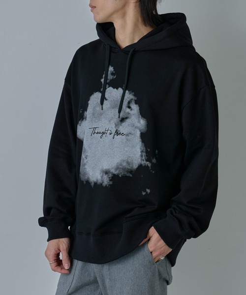 COLONY 2139（コロニートゥーワンスリーナイン）の「スモークプリントプルパーカー（パーカー・メンズ・グレー/ブラック・MEDIUM/LARGE）」の8枚目の写真