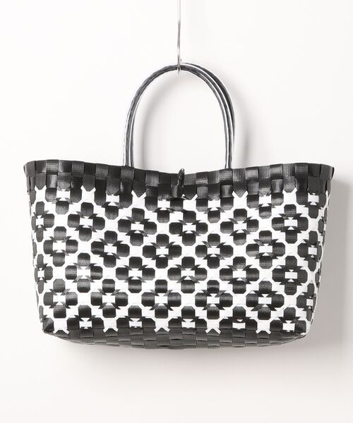 チチカカ（チチカカ）の「ダイヤA4パサールバッグ【WEB限定】（かごバッグ・レディース・ホワイト/パープル/ブルー/グリーン/ブラック・FREE）」の14枚目の写真