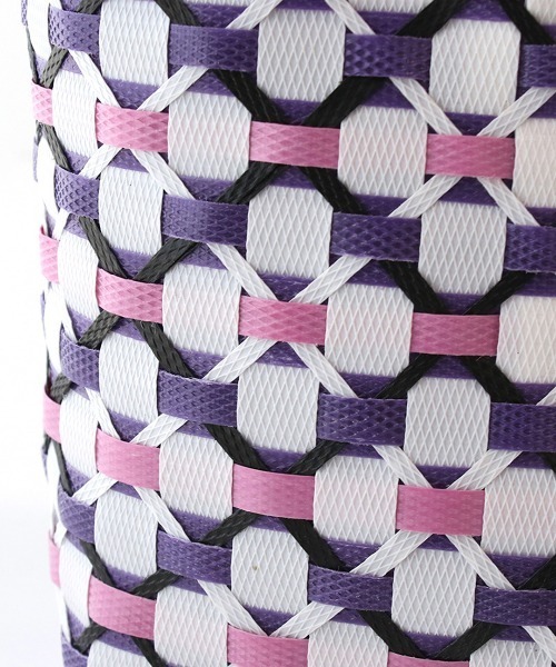 チチカカ（チチカカ）の「ダイヤA4パサールバッグ【WEB限定】（かごバッグ・レディース・ホワイト/パープル/ブルー/グリーン/ブラック・FREE）」の13枚目の写真