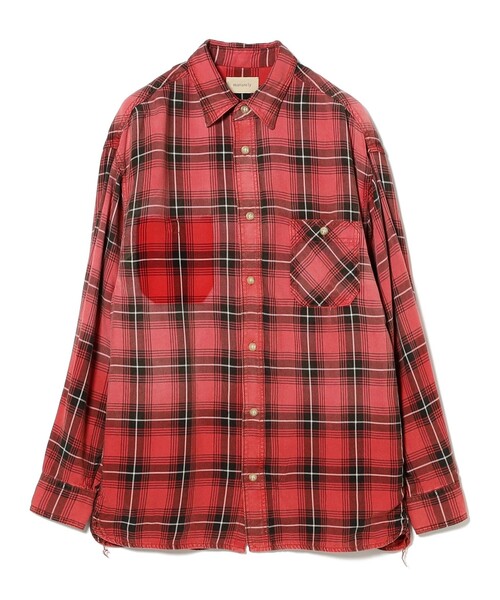BEAMS BOY レッドチェックオーバーサイズシャツ BEAMS BOY（ビームス ボーイ）【別注】BIGMAC / キルト