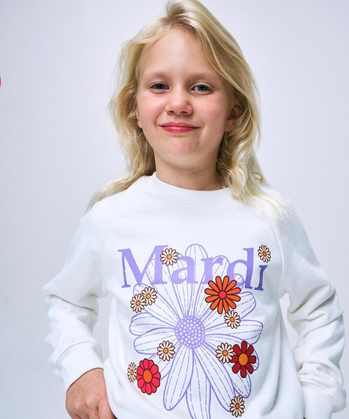 KIDS SWEATSHIRT FLOWERMARDI BLOSSOM（スウェット）｜Mardi