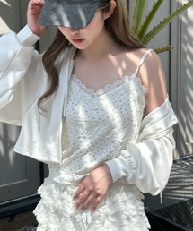 RAY CASSIN | 【サイズ展開あり】パット付レースキャミ(キャミソール)