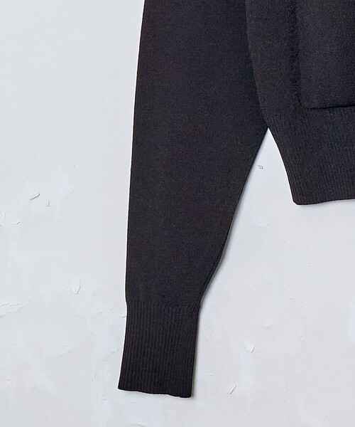 トップス MASU 25SS M.S. CREST CARDIGAN 46 BLACK M.S. Crest Cardigan - Black - MASU– MASU Official Online Store
