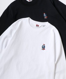BEN DAVIS/ベンデイビス GORILLA EMB LS TEE/ゴリラ ロゴ ワンポイント刺繍 ロングスリーブTシャツ/ロンT/レディース メンズ