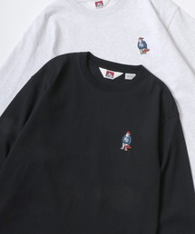 BEN DAVIS/ベンデイビス GORILLA EMB LS TEE/ゴリラ ロゴ ワンポイント刺繍 ロングスリーブTシャツ/ロンT/レディース メンズ