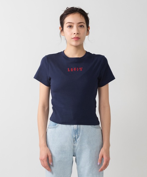 売れ筋商品|||リーバイス Tシャツ レディース トップス Print T-shirt - indigo navy blazer 873730116-dynamic1-pdp?fmt=