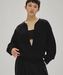 【極美品✨】TODAYFUL Slit Neck Knit ブラック 極美品✨】TODAYFUL Slit Neck Knit ブラック - メルカリ