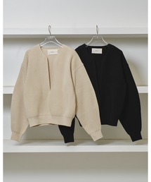TODAYFUL（トゥデイフル）の「Slit Neck Knit（ニット/セーター）」 - WEAR