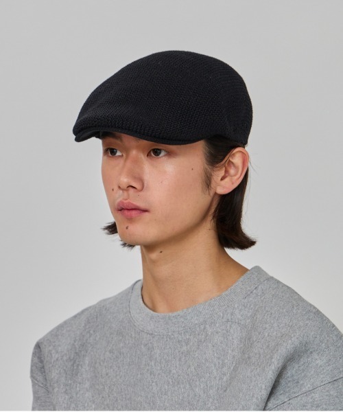 OVERRIDE（オーバーライド）の「OVERRIDE  OGC KNIT HUNTING / オーバーライド（ハンチング/ベレー帽・メンズ・ブラック/グレー/レッド/ライトグリーン/ブルー・58cm/60cm/62cm）」の6枚目の写真