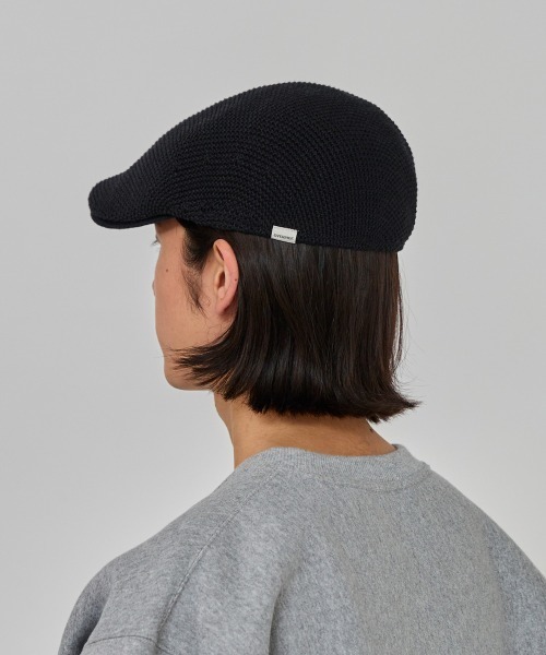 OVERRIDE（オーバーライド）の「OVERRIDE  OGC KNIT HUNTING / オーバーライド（ハンチング/ベレー帽・メンズ・ブラック/グレー/レッド/ライトグリーン/ブルー・58cm/60cm/62cm）」の7枚目の写真