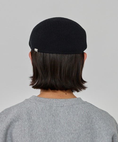 OVERRIDE（オーバーライド）の「OVERRIDE  OGC KNIT HUNTING / オーバーライド（ハンチング/ベレー帽・メンズ・ブラック/グレー/レッド/ライトグリーン/ブルー・58cm/60cm/62cm）」の9枚目の写真