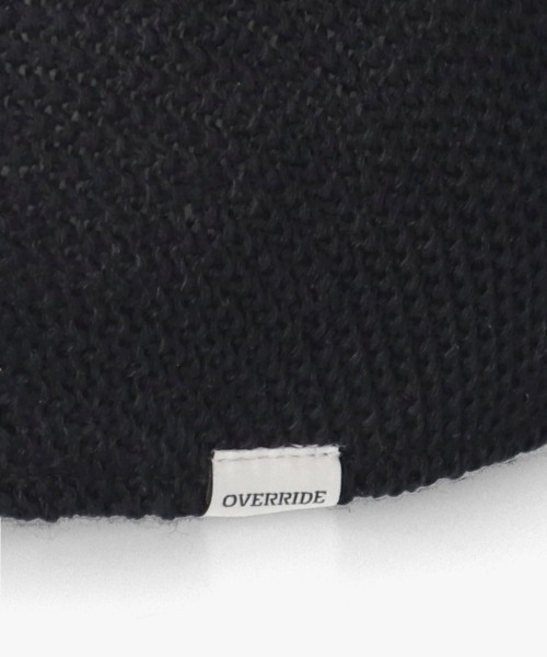 OVERRIDE（オーバーライド）の「OVERRIDE  OGC KNIT HUNTING / オーバーライド（ハンチング/ベレー帽・メンズ・ブラック/グレー/レッド/ライトグリーン/ブルー・58cm/60cm/62cm）」の16枚目の写真