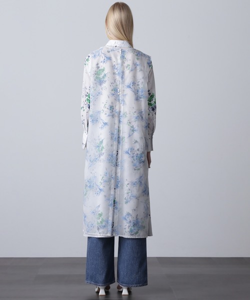 セール】フラワープリントレイヤードワンピース（ワンピース）｜ROSE