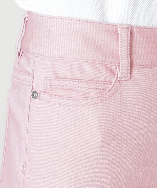 TO BE CHIC(トゥー ビー シック)の「カラーワイドシルエット デニムパンツ(デニムパンツ・レディース・ピンク系その他2/オフホワイト・42/40)」の9枚目の写真