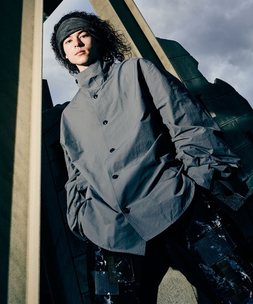 glamb（グラム）の「Knit Drape Hair Band / ニットドレープヘアバンド（ヘアバンド・メンズ・ブルー/チャコール/ブラック・FREE）」の12枚目の写真