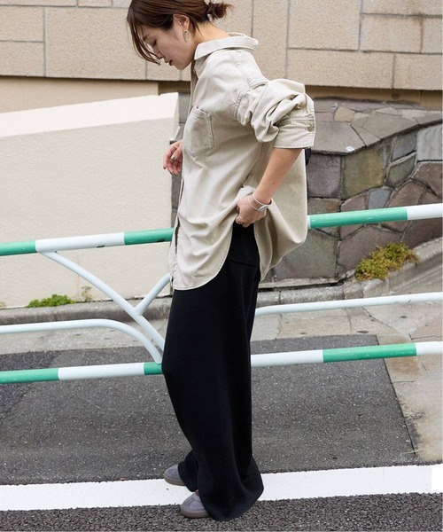 JOURNAL STANDARD（ジャーナルスタンダード）の「《追加4》ライトオンスデニムシャツ（シャツ/ブラウス・レディース・ホワイト×ホワイト/ブルー系その他・FREE）」の7枚目の写真