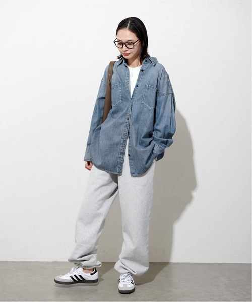 JOURNAL STANDARD（ジャーナルスタンダード）の「《追加4》ライトオンスデニムシャツ（シャツ/ブラウス・レディース・ホワイト×ホワイト/ブルー系その他・FREE）」の17枚目の写真