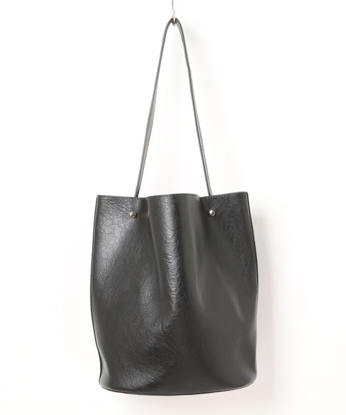 お値下げ❤ハリルジャパンサイン、トート BONLECILL Marche】《ポーチ付き／A4》バケット型ソフトトートバッグ