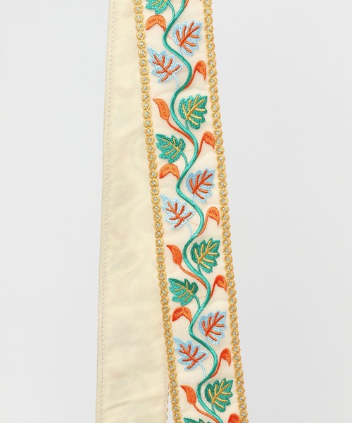 niko and...(ニコアンド)の「オリジナルテープフリル巾着ショルダーバッグ(ショルダーバッグ・レディース・ナチュラル/パープル・0)」の11枚目の写真