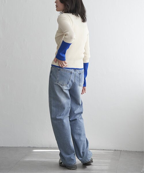 VENCEEXCHANGE（ヴァンスエクスチェンジ）の「ポリエステル配色ハイネックプルオーバー（Tシャツ/カットソー・レディース・グレー/アイボリー/ブラック・FREE）」の20枚目の写真