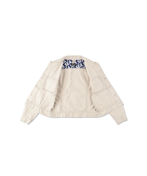 WIND AND SEA(ウィンダンシー)の「Lee × WDS 101J Denim JKT(デニムジャケット・メンズ・ホワイト・LARGE)」の3枚目の写真