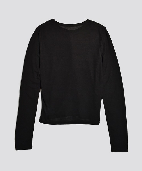 kiehtova】SHEER RIB CARDIGAN/シアーリブカーディガン KTWR23