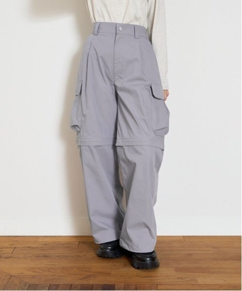 LOVETOXIC(ラブトキシック)の「【LTXC】【撥水】2WAYハーフカーゴパンツ(その他パンツ・キッズ・ホワイト/ブルーグレー/カーキ/ブラック・S:140cm/M:150cm/L:160cm)」の3枚目の写真