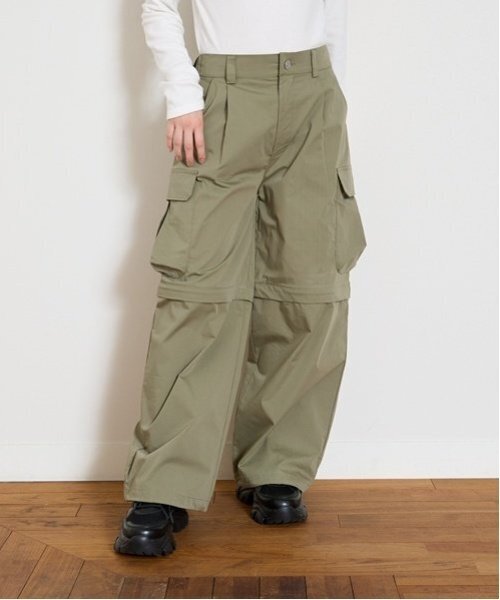 LOVETOXIC(ラブトキシック)の「【LTXC】【撥水】2WAYハーフカーゴパンツ(その他パンツ・キッズ・ホワイト/ブルーグレー/カーキ/ブラック・S:140cm/M:150cm/L:160cm)」の7枚目の写真
