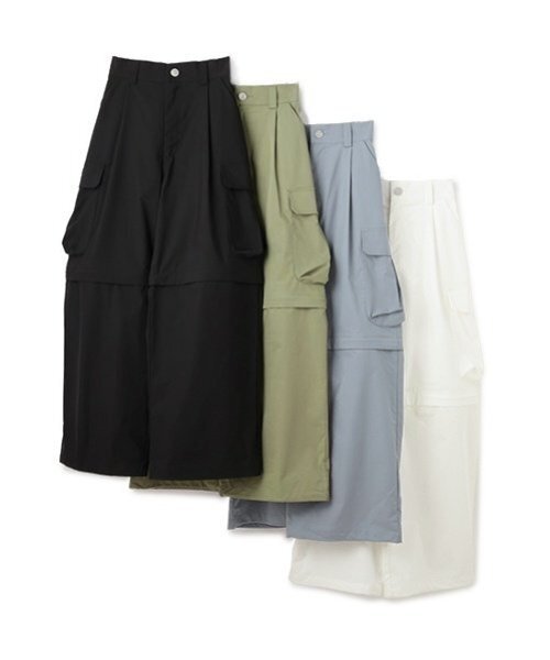 LOVETOXIC(ラブトキシック)の「【LTXC】【撥水】2WAYハーフカーゴパンツ(その他パンツ・キッズ・ホワイト/ブルーグレー/カーキ/ブラック・S:140cm/M:150cm/L:160cm)」の11枚目の写真