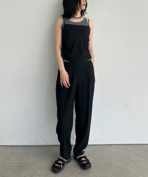 anuke(アンヌーク)の「anuke Georgette Cocoon Pants ジョーゼット anuke(アンヌーク)の「anuke Georgette Cocoon Pants ジョーゼット