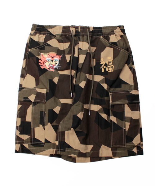 URKOOL ウォッシュ カモフラージュ カーゴショーツ JORTS セール】Universal Style Wear ベト カーゴ ショーツ（カーゴ