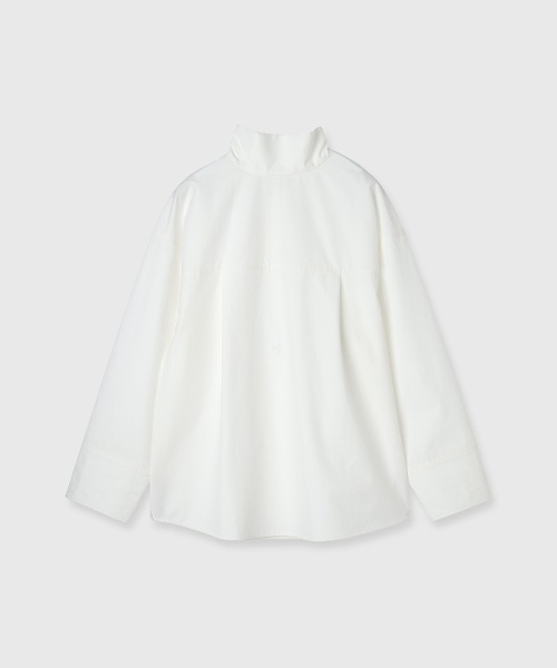 CREDONA（クレドナ）の「HIGH NECK BLOUSE/ハイネックブラウス（シャツ/ブラウス・レディース・ブラック/ホワイト・FREE）」の16枚目の写真