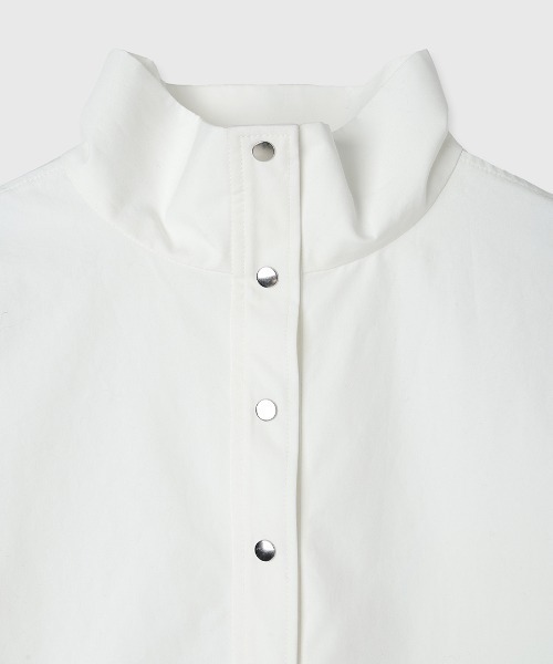 CREDONA（クレドナ）の「HIGH NECK BLOUSE/ハイネックブラウス（シャツ/ブラウス・レディース・ブラック/ホワイト・FREE）」の17枚目の写真