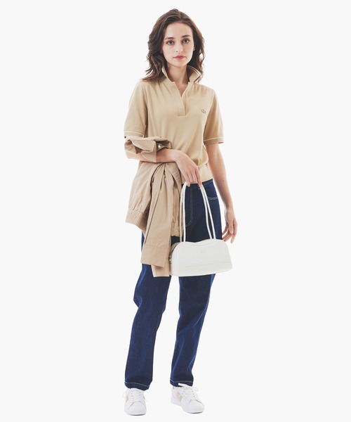 ブラウス シャツ クロップド丈 ウエストシャーリングシャツ ショートブルゾン レディース セール】クロップド丈 ウエストシャーリングシャツ ショート