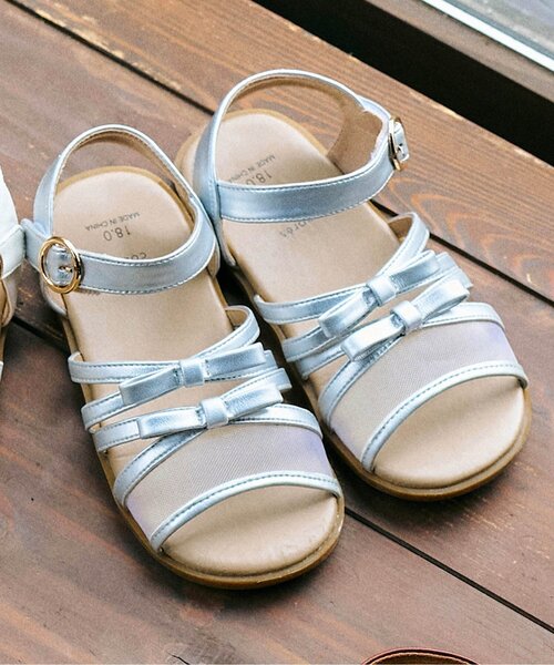 セール】リボンメッシュサンダル（サンダル）｜apres les cours