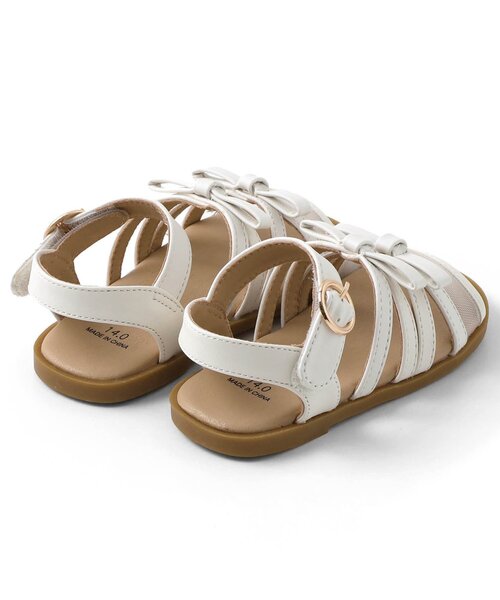 apres les cours（アプレレクール）の「リボンメッシュサンダル（サンダル・キッズ・アイボリー/シルバー・15 /16/14/18/19/17）」の19枚目の写真