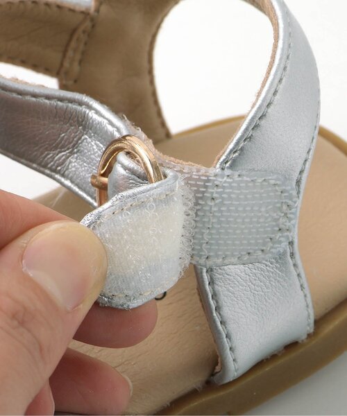 apres les cours（アプレレクール）の「リボンメッシュサンダル（サンダル・キッズ・アイボリー/シルバー・15 /16/14/18/19/17）」の22枚目の写真