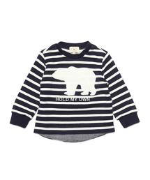 green label relaxing | 【BABY】ボーダー シロクマサガラ プルオーバー ロングスリーブ(その他ベビー用品)