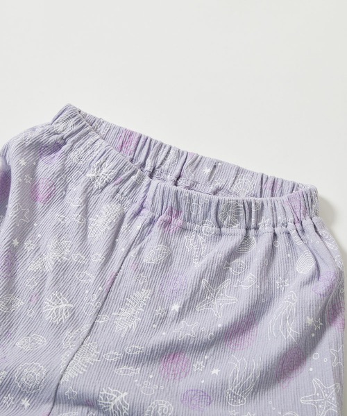 devirock（デビロック）の「すぽっと着られる 着心地やわらか 総柄プリント おやすみ甚平（浴衣・キッズ・ネイビー系1/グレー系1/ブラック系1/ブルー系3/ブルー系1/イエロー系1/ピンク系1/ブルー系2・100cm/110cm/120cm/130cm/140cm/150cm/160cm）」の20枚目の写真