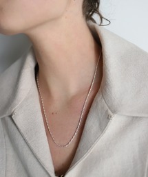 TEN. | SILVER925 バリーコーンチェーンネックレス 50cm(ネックレス)