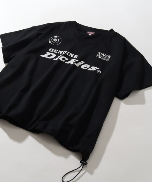 Dickies（ディッキーズ）の「【GENUINE DICKIES/ジェニュインディッキーズ】ストレッチVネックハーフスリーブTシャツ（Tシャツ/カットソー・レディース・レッド/ブラック/グリーン・M/L）」の4枚目の写真