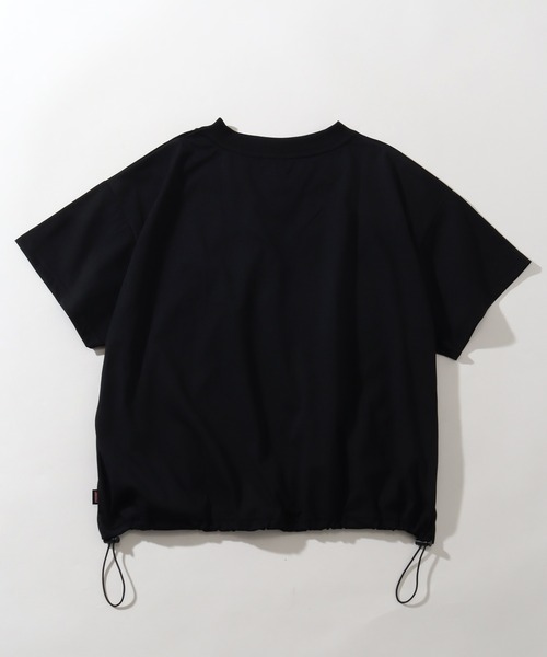 Dickies（ディッキーズ）の「【GENUINE DICKIES/ジェニュインディッキーズ】ストレッチVネックハーフスリーブTシャツ（Tシャツ/カットソー・レディース・レッド/ブラック/グリーン・M/L）」の7枚目の写真