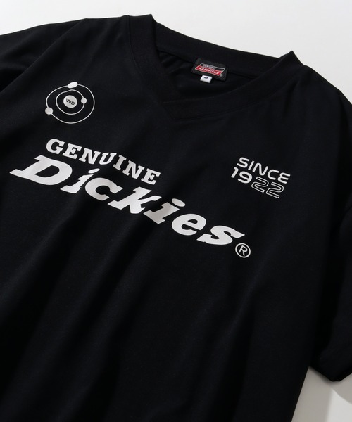 Dickies（ディッキーズ）の「【GENUINE DICKIES/ジェニュインディッキーズ】ストレッチVネックハーフスリーブTシャツ（Tシャツ/カットソー・レディース・レッド/ブラック/グリーン・M/L）」の8枚目の写真