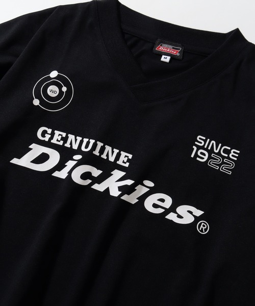 Dickies（ディッキーズ）の「【GENUINE DICKIES/ジェニュインディッキーズ】ストレッチVネックハーフスリーブTシャツ（Tシャツ/カットソー・レディース・レッド/ブラック/グリーン・M/L）」の9枚目の写真